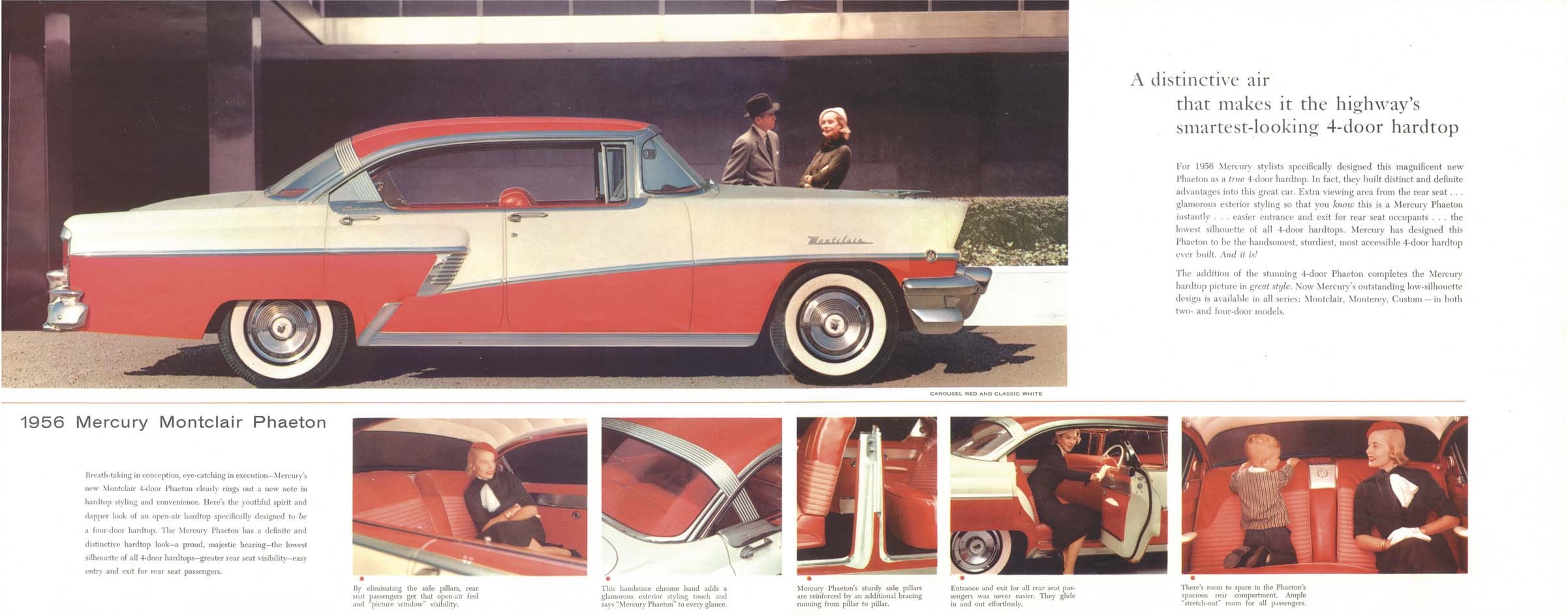 1956 Mercury Hardtops Brochure Page 1